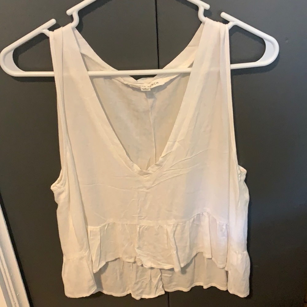 White Crop Top